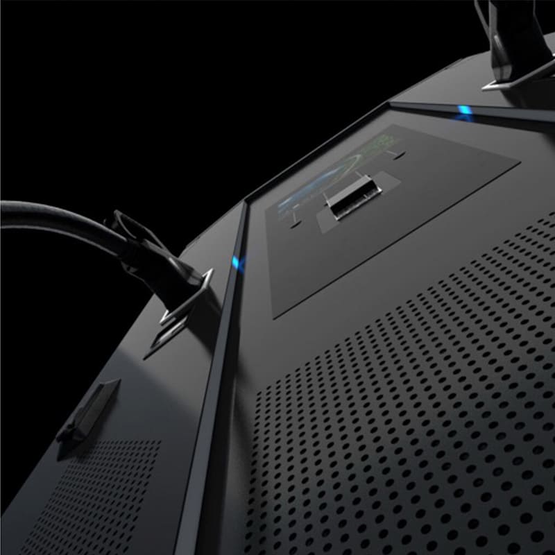 Close-up of an Compleo EV-Charging station highlighting innovative eMobility technology for the future of mobility.