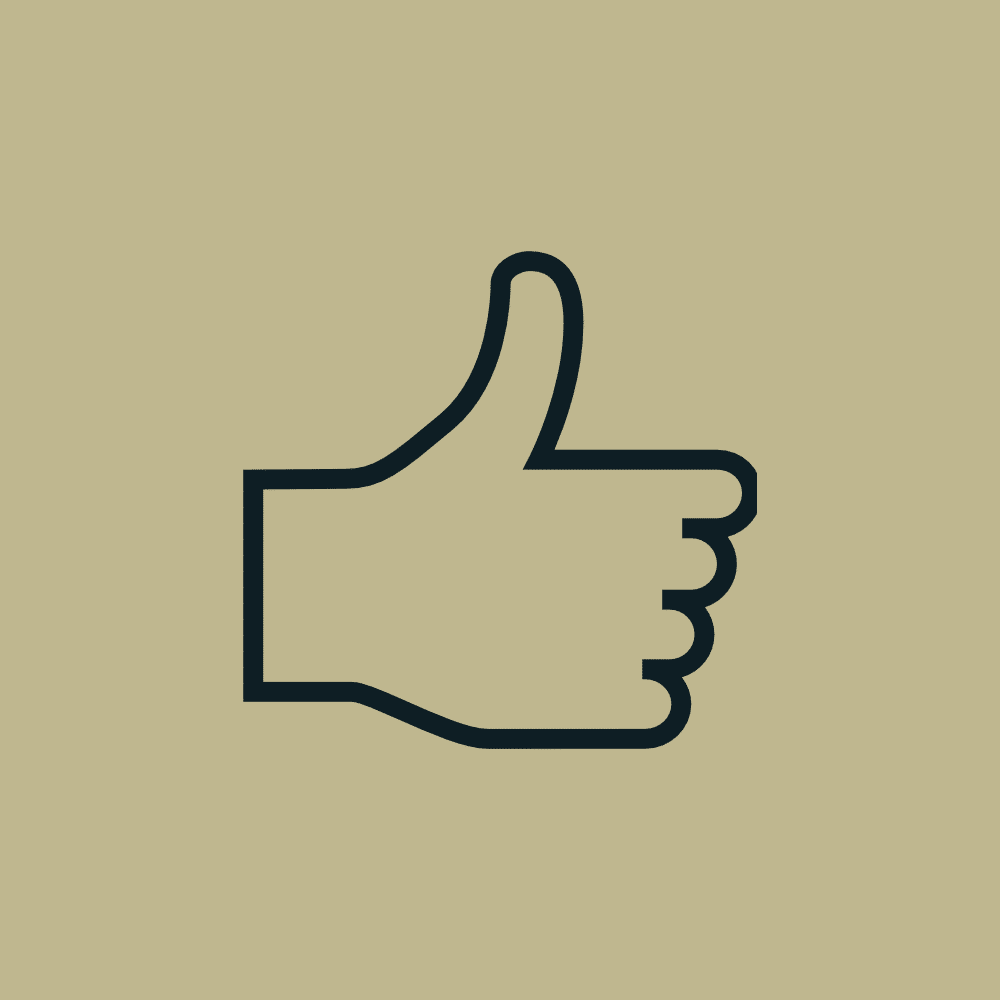 Thumbs up icon symbolizing support for eMobility and the future of mobility.