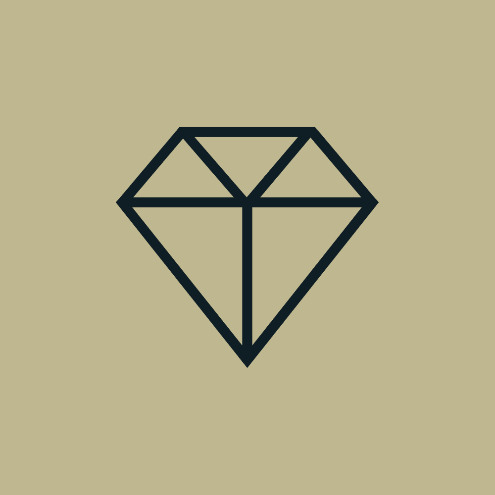 Diamantkontur als Symbol für Innovation in der Elektromobilität und die Zukunft der Mobilität.